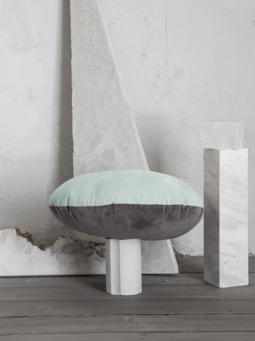 Nima Μαξιλάρι Καναπέ 45x45 Velvety Gray/Mint