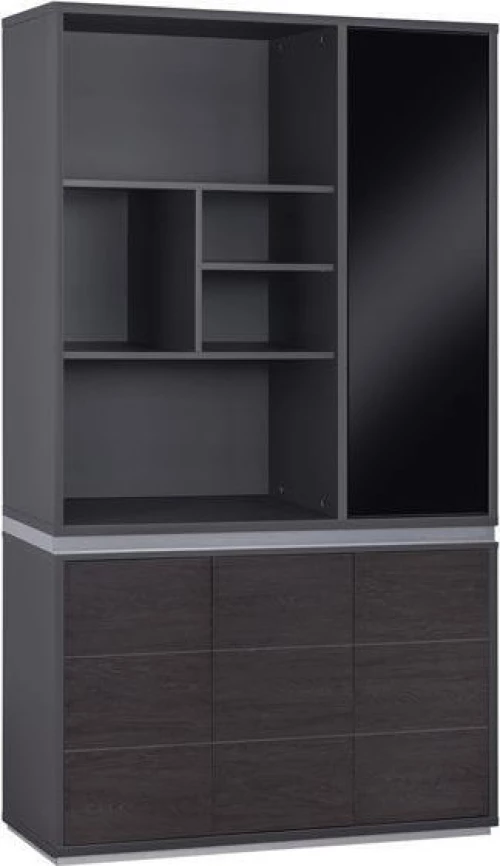 Βιβλιοθηκη Γραφειου Επαγγελματικη Rosewood Hm2091R 120Χ40Χ200Υ Εκ.