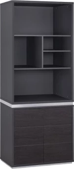Βιβλιοθηκη Γραφειου Επαγγελματικη Rosewood Hm2090 81,5Χ40Χ200Υ Εκ.