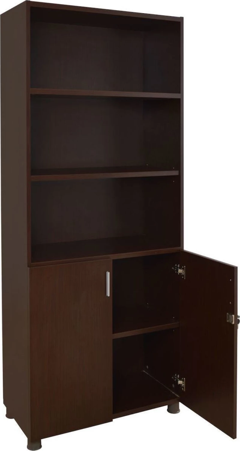 Βιβλιοθηκη Γραφειου Επαγγελματικη Wenge Hm2055.12 80Χ40Χ190Υ Εκ.