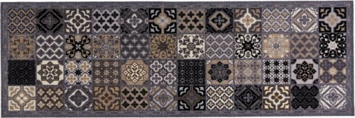 Sdim Χαλάκι Κουζίνας Patchwork Tiles Grey 50x150cm