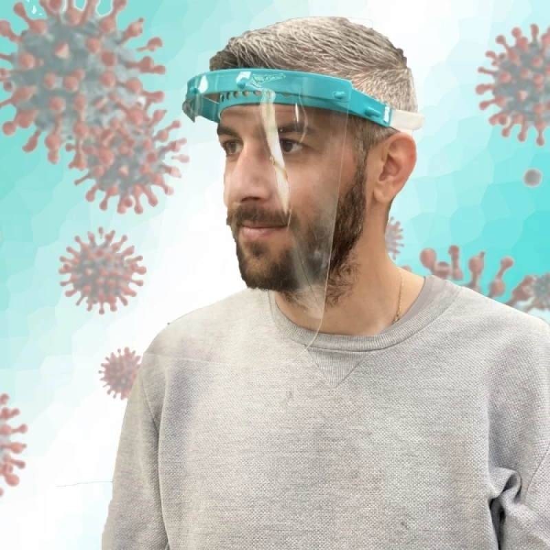 Tetraform Ασπίδα Προστασίας Προσώπου Face Shield 1τμχ