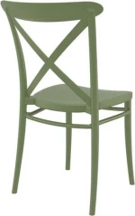 Καρέκλα Πολυπροπυλενίου Cross Olive Green