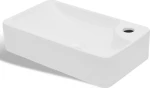vidaXL 141934 Επικαθήμενος Νιπτήρας Κεραμικός 44x25cm Λευκός