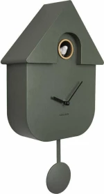 Karlsson Ρολόι Τοίχου Modern Cuckoo Πράσινο Πλαστικό 21.5x41cm
