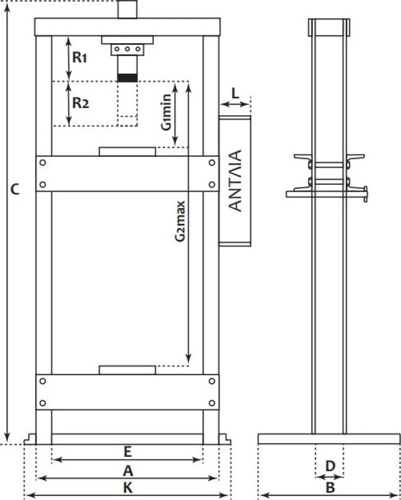 Express ESP-10B Πρέσα 12ton