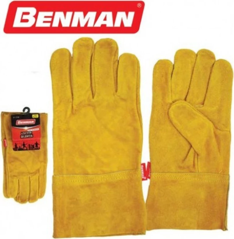 Benman Γάντια Ηλεκτροσυγκόλλησης Δερμάτινα 77306 29cm