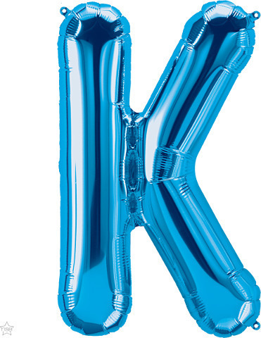 Μπαλόνι Γράμμα K Μπλε 86cm
