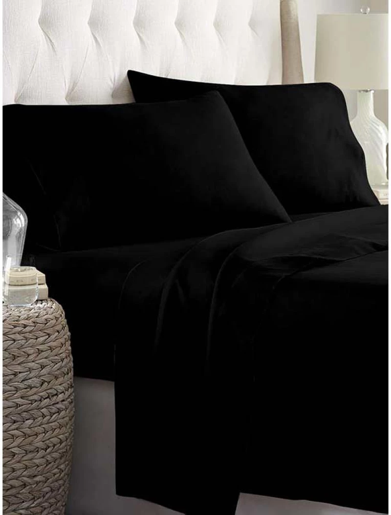 Sunshine Σετ Σεντόνια Υπέρδιπλα 220x250 Menta 208 Black