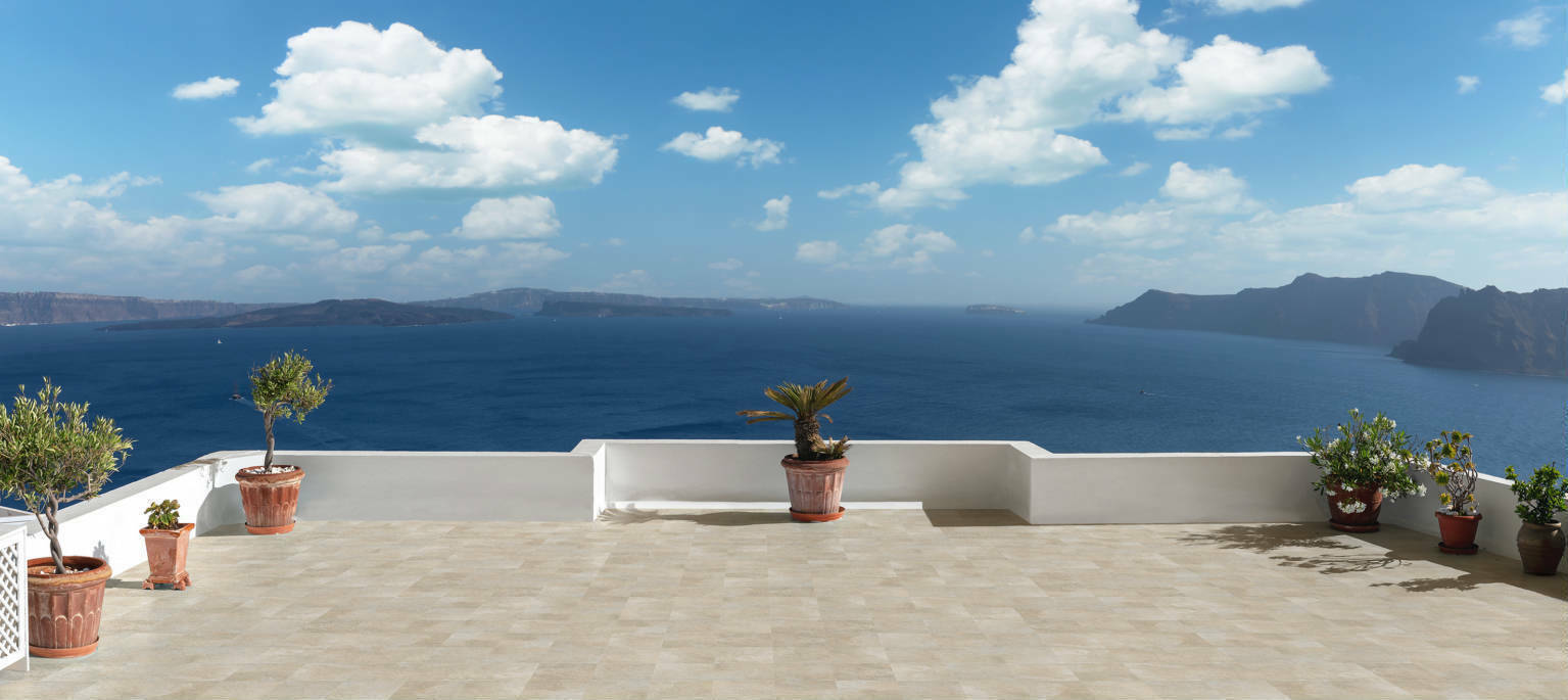 Πλακάκι Δαπέδου KEROS POTES IVORY 33X33