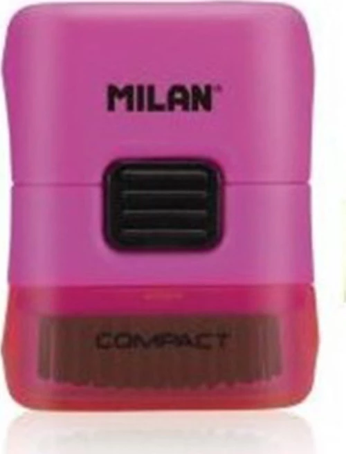 ΓΟΜΑ COMPACT FLUO ΜΕ ΒΟΥΡΤΣΑΚΙ ΡΟΖ