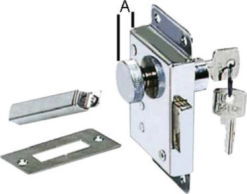 Κλειδαριά δεξιά για πόρτα 98x98mm