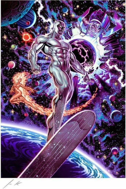 Sideshow Collectibles Marvel Heralds of Galactus Unframed Art Print (61 x 46 cm)