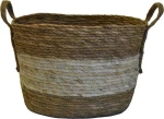 Plastona Διακοσμητικό Καλάθι Εκρού/ Καφέ 38x30cm