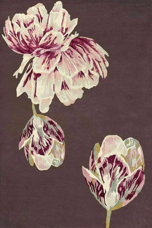 Ted Baker Tranquility Aubergine Χαλί Στρογγυλό με Διάμετρο 140cm