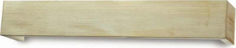 Domus Μετόπη Κουρτινόξυλου 6984 Αλουμινίου Ivory / Χρυσό Ριγέ