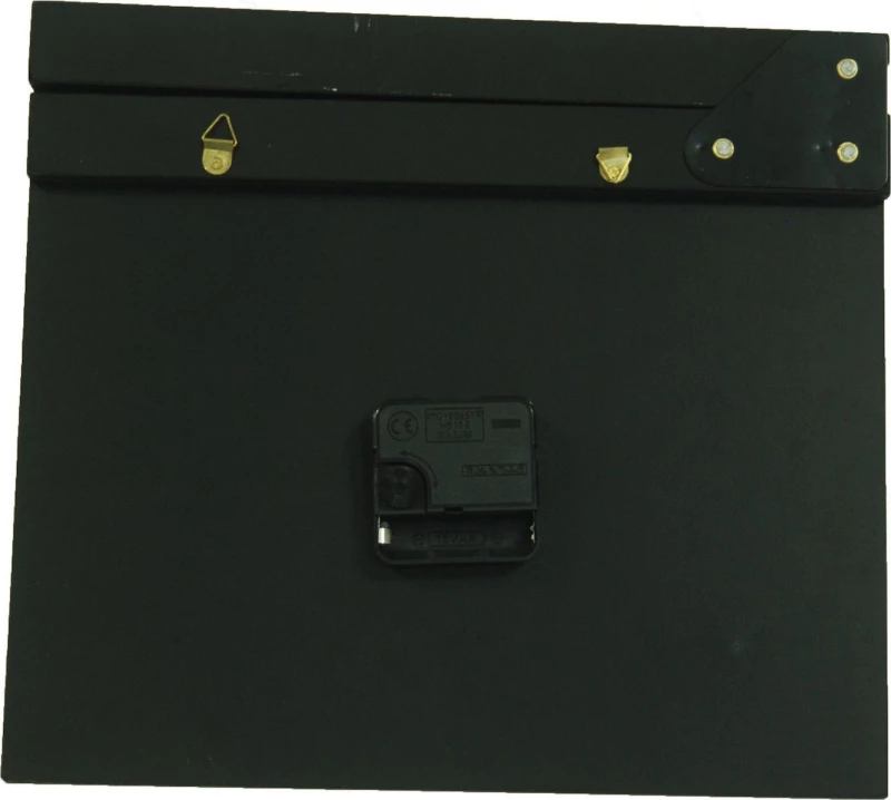 Ρολόι Τοίχου Κλακέτα Μεταλλικό 30x27.5cm