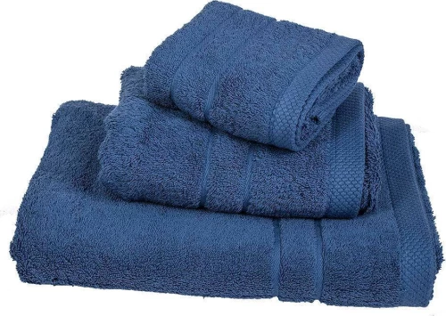 Le Blanc Πετσέτα Προσώπου Πεννιέ 50x95 Μπλε 600gr