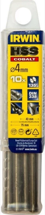 Irwin Τρυπάνι Μετάλλου 10502520 10τμχ