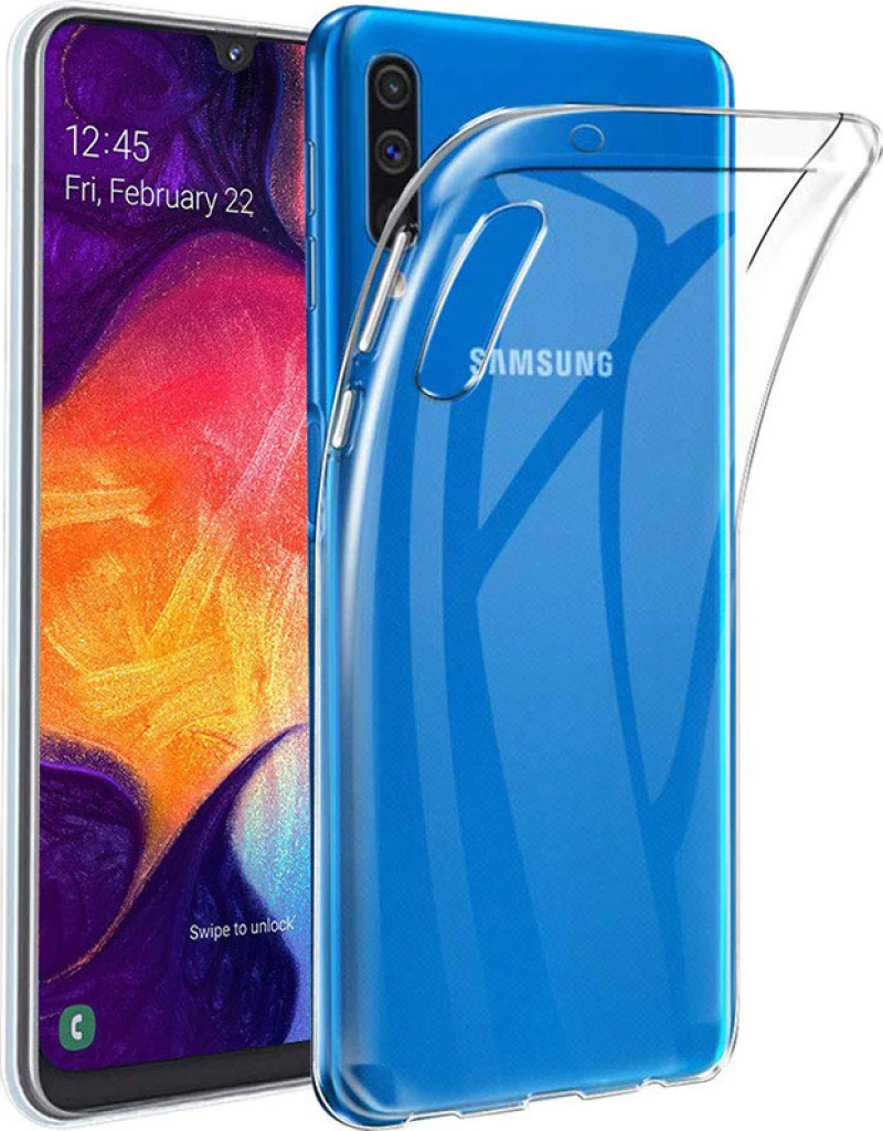 Back Cover Σιλικόνης Διάφανο (Galaxy A50)