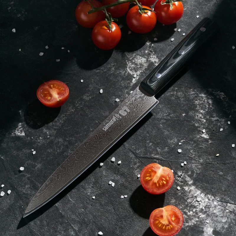 Samura Μαχαίρι Κρέατος από Δαμασκηνό Ατσάλι 19.5cm SD67-0045