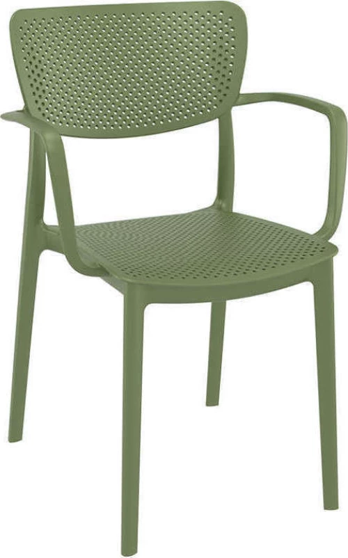 Καρέκλα Πολυπροπυλενίου 128 Loft Olive Green