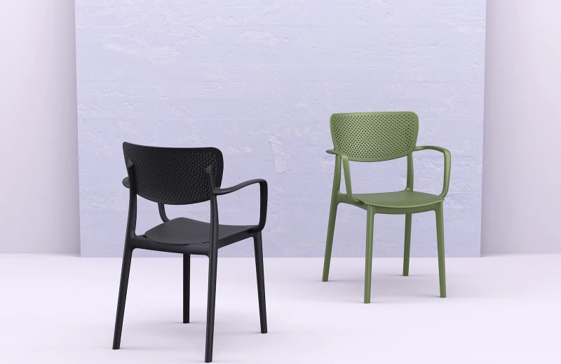 Καρέκλα Πολυπροπυλενίου 128 Loft Olive Green