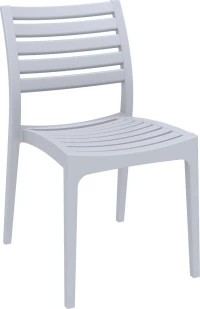 Καρέκλα Ares Silver Grey 20-0340 Καρέκλα κατασκευασμένη πολυπροπυλένιο ενισχυμένο με ίνες γυαλιού (fiaberglass)