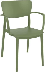 Καρέκλα Πολυπροπυλενίου Lisa 126 Olive Green