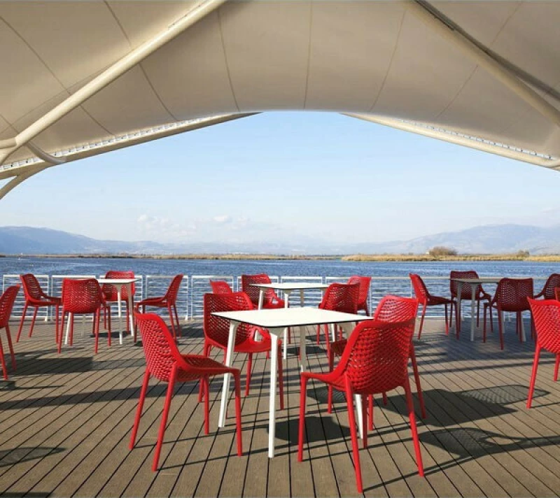Καρέκλα Πολυπροπυλενίου Air Red