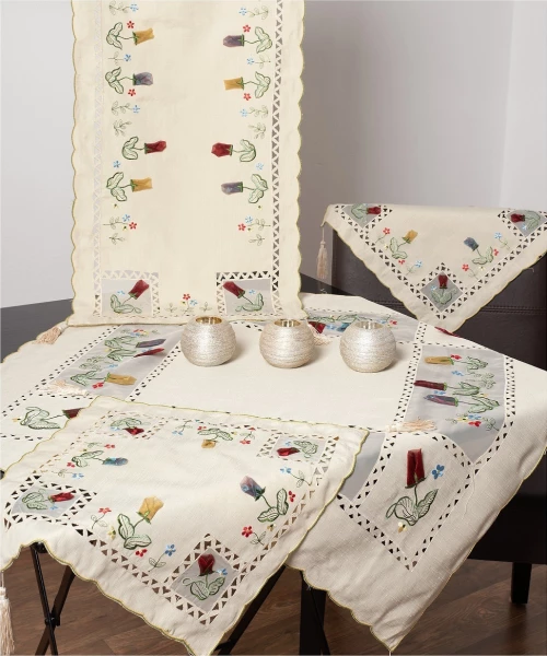 Silk Fashion Καρέ Σετ 4τμχ 5673