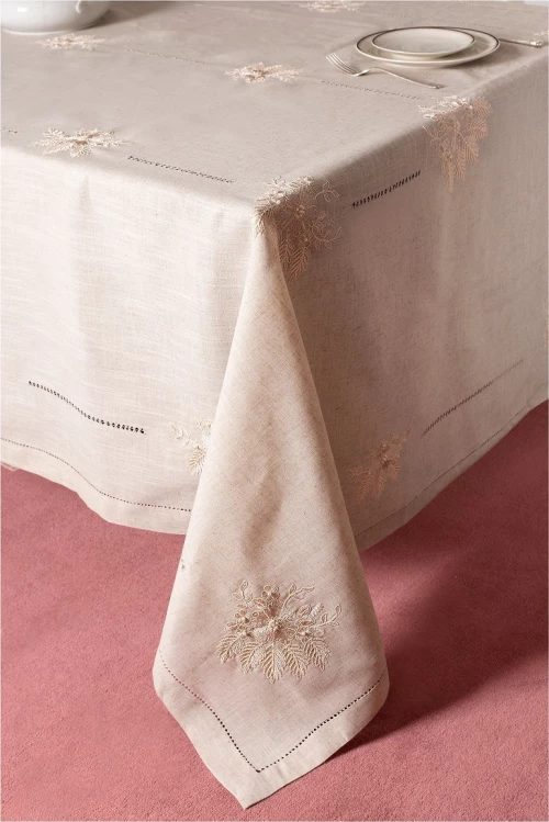 Silk Fashion Τραπεζομάντηλο Σετ 13τμχ 160x350 4006 Γκρι