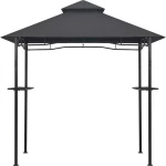 Κιόσκι Ψησταριάς Ανθρακί 240 x 150 x 255 εκ. Ατσάλινο
