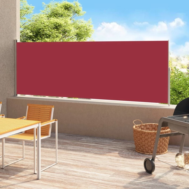 vidaXL Ρολό Σκίασης Εξωτερικού Χώρου 5x1.8m Κόκκινο