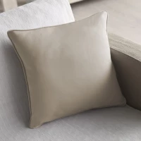 Gofis Home Διακοσμητική Μαξιλαροθήκη 43x43 Solid Beige 911/06