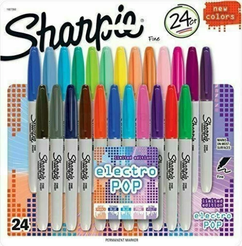 Sharpie Electro Pop Ανεξίτηλοι Fine 24τμχ
