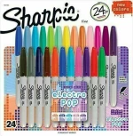 Sharpie Electro Pop Ανεξίτηλοι Fine 24τμχ