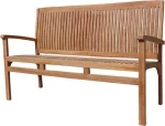 5035 G Τριθέσιος Καναπές 150x70x43cm