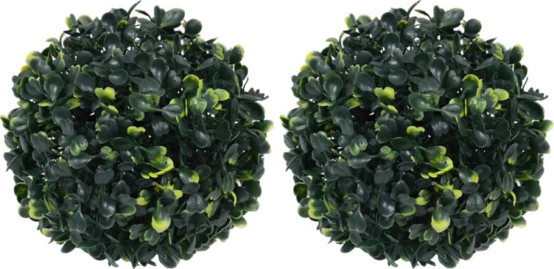 vidaXL S/2 Τεχνητό Φυτό Θάμνος 22cm