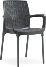 Καρέκλα Rattan Parker Armchair Ανθρακί
