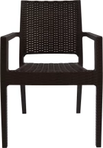 Καρεκλα Με Μπρατσα Dark Brown Hm5134.09 57X55,5X89 Εκ. 4Τεμ