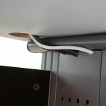 Επαγγελματικό Γραφείο Ξύλινο με Μεταλλικά Πόδια 120x72x75cm