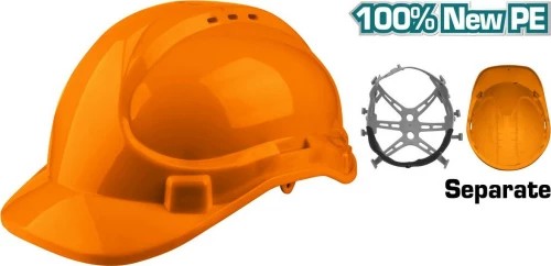 Total Κράνος Προστασίας Πορτοκαλί TSP2605