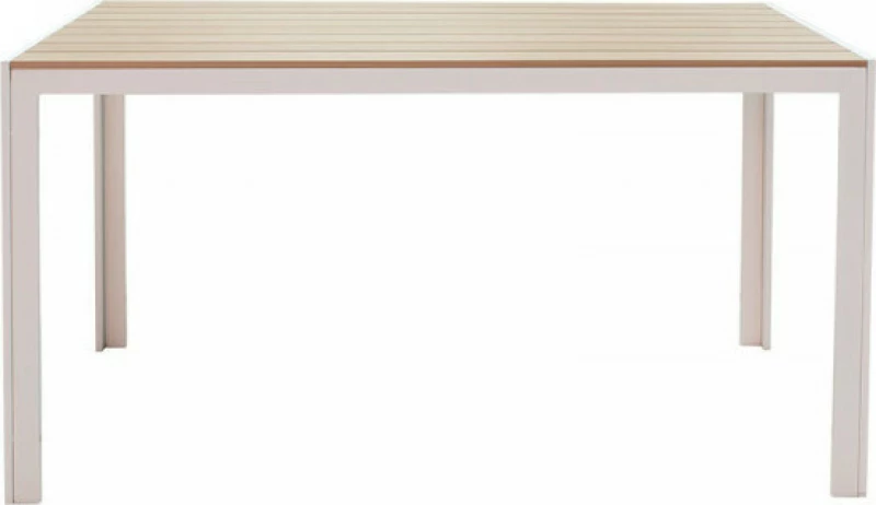 Τραπέζι Δείπνου Nares Φυσικό 140x80x72.5cm