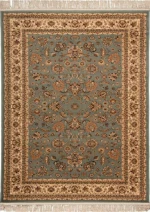 Βιοκαρπέτ Χαλί Διάδρομος Isfahan 3783B Blue Cream 80x140cm