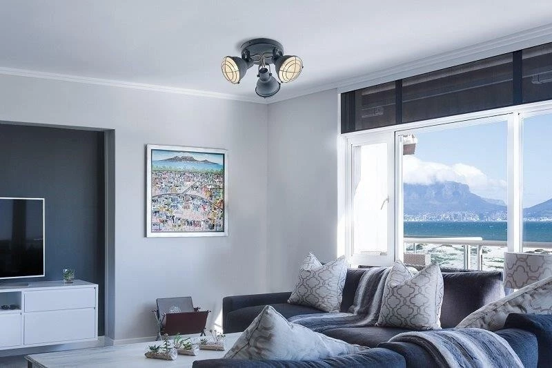 Fan Europe Τριπλό Σποτ με Ντουί E14 σε Γκρι Χρώμα