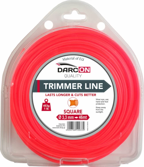Μεσινέζα Τετράγωνη 3.3mm-46m Darcon - 100339