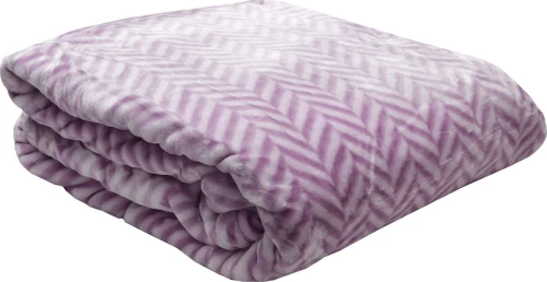 Sunshine Jacquard Κουβέρτα Βελουτέ Υπέρδιπλη 220x240 Lilac