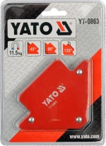 Yato Μαγνητική Γωνία Συγκόλλησης 82x120x13mm ΥΤ-0863