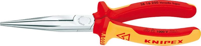 Knipex 2616200 Μυτοτσίμπιδο Ίσιο Ηλεκτρολόγου 200mm